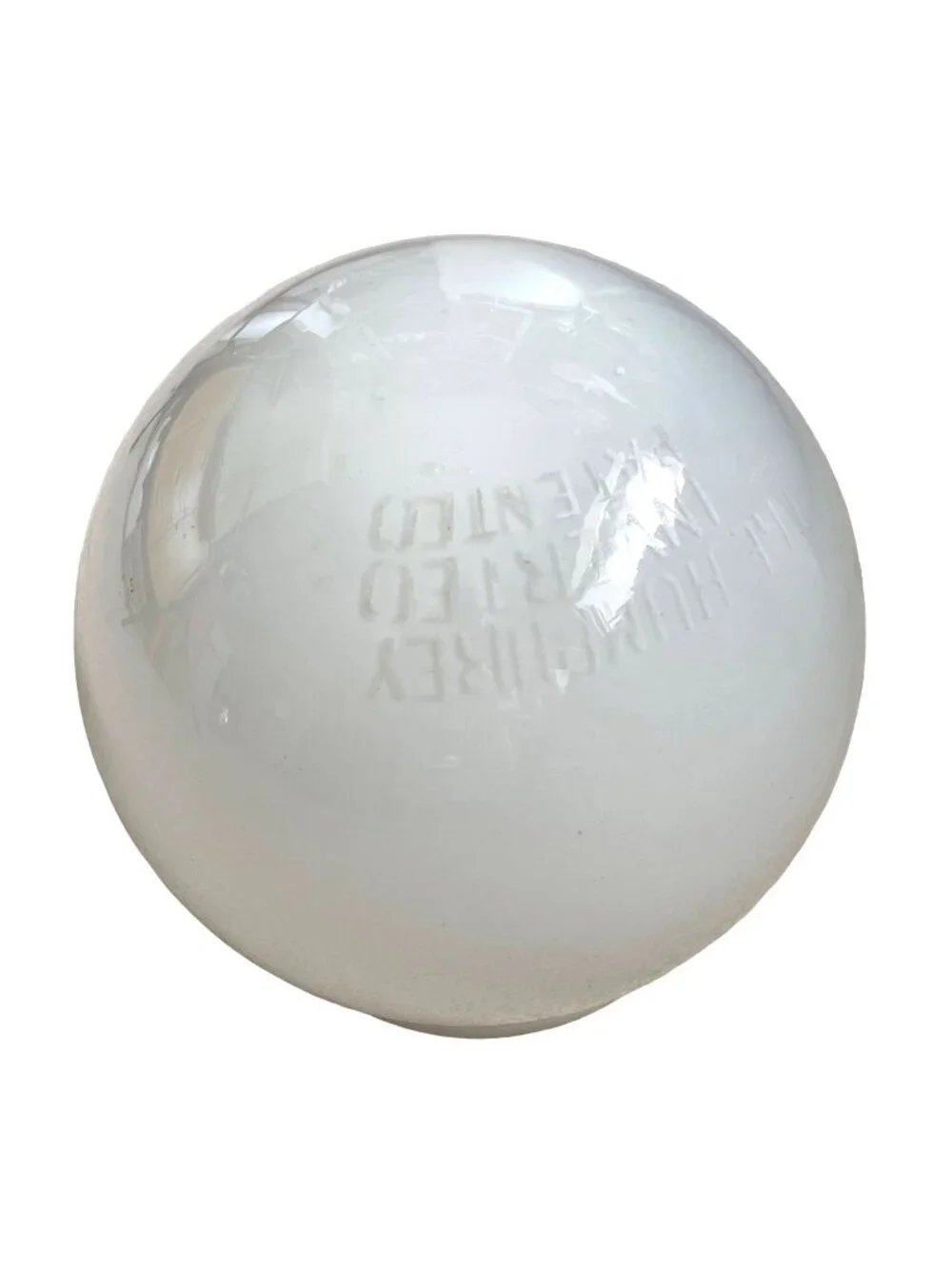 Antique Globe Humphrey Inverted Gas Lamp Globe White Glass Shade Patented Vtg 9